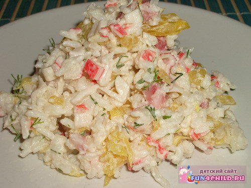 Салат с кукурузой