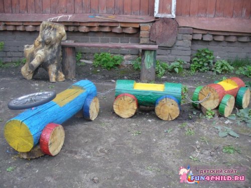 Поделки из бревен