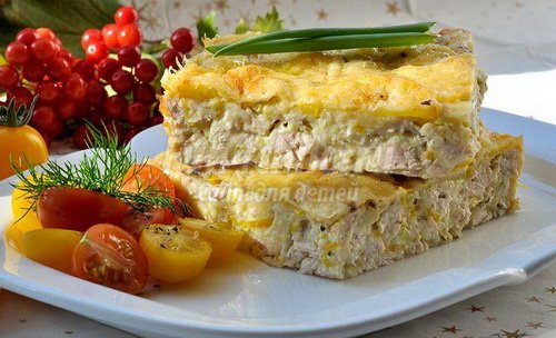 Запеканка из кабачков. Вкусные летние рецепты