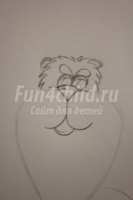 Как нарисовать львенка карандашом