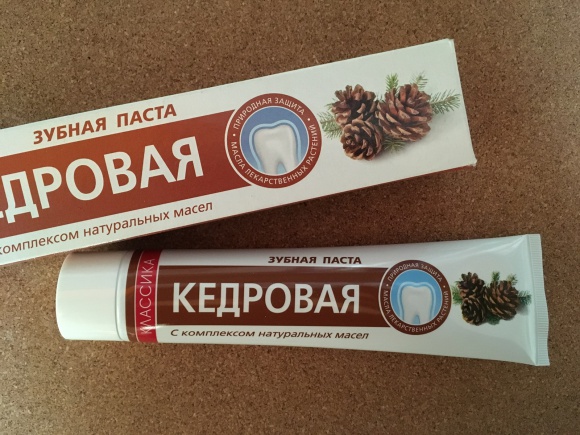 Зубная паста &laquo;Кедровая&raquo; (&laquo;Модум &ndash; наша косметика&raquo;, Беларусь)