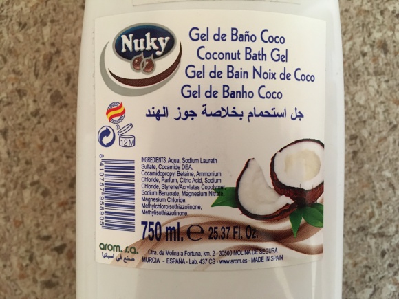 Гель для душа Nuky Coco (Испания)